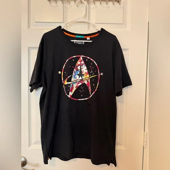 Robert Graham x Star Trek Black Graphic T-Shirt XL - Picture 1 of 2